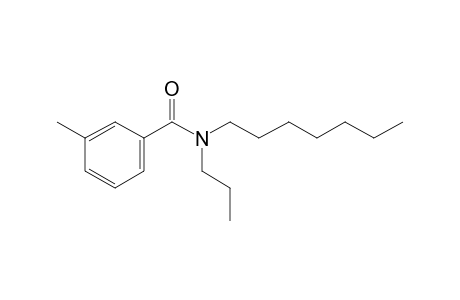 Benzamide, 3-methyl-N-propyl-N-heptyl-