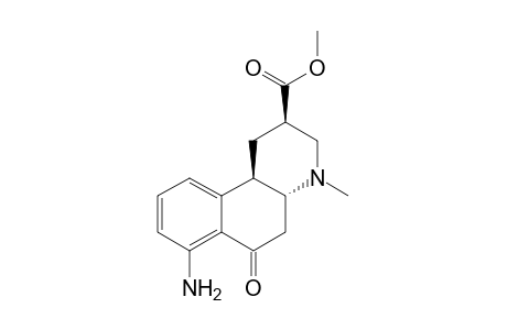 Methyl 7-amino-4-methyl-6-oxo-1,2,3,4,4a,5,6,10b-octahydrobenz[f]quinoline-2-carboxylate