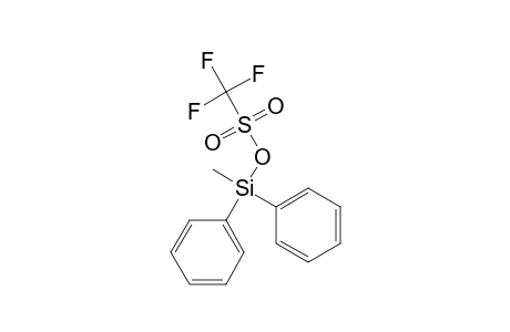 Methyldiphenyl(trifluoromethylsulphonyloxy)silane