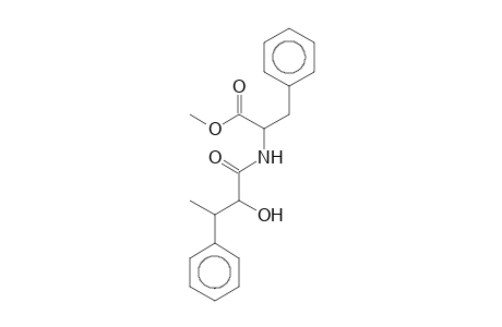2-(2-Hydroxy-3-phenyl-butyrylamino)-3-phenyl-propionic acid, methyl ester