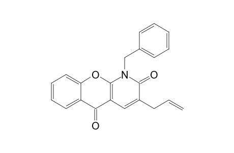 1-Benzyl-3-(prop-2'-enyl)2H-[1]-benzopyrano[2,3-b]pyridine-2,5(1H)-dione