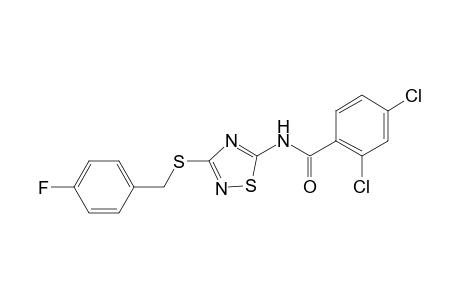 Benzamide, 2,4-dichloro-N-[3-[[(4-fluorophenyl)methyl]thio]-1,2,4-thiadiazol-5-yl]-