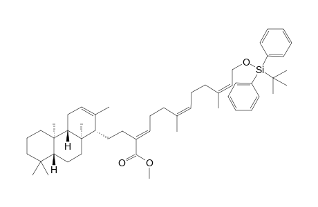 Methyl (2'E,6'Z,10'Z)-1'-(Isocopal-12-en-15-yl)-12'-[(t-butyldiphenylsilyl)oxy]-6',10'-dimethyldodeca-2',6',10'-triene-2'-carboxylate