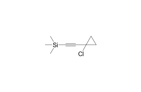 2-(1-Chloranylcyclopropyl)ethynyl-trimethyl-silane