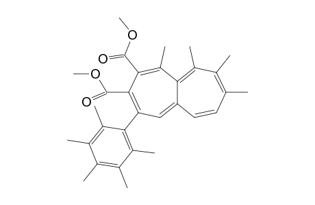 Dimethyl 5,6,7,8-tetramethyl-2-(2',3',4',5,6'-pentamethylphenyl)heptalene-3,4-dicarboxylate