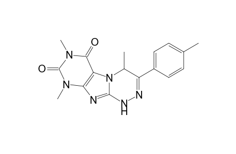[1,2,4]Triazino[3,4-f]purine-6,8(7H,9H)-dione, 1,4-dihydro-4,7,9-trimethyl-3-(4-methylphenyl)-