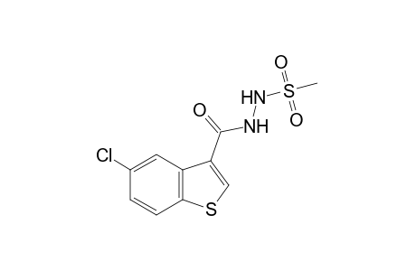 1-[(5-chlorobenzo[b]thien-3-yl)carbonyl]-2-(methylsulfonyl)hydrazine
