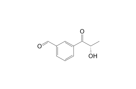 3-[(2S)-2-hydroxy-1-oxopropyl]benzaldehyde
