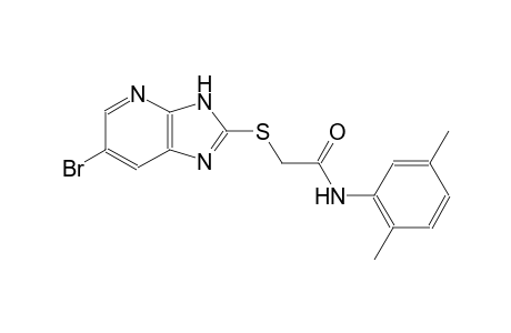 2-[(6-bromo-3H-imidazo[4,5-b]pyridin-2-yl)sulfanyl]-N-(2,5-dimethylphenyl)acetamide