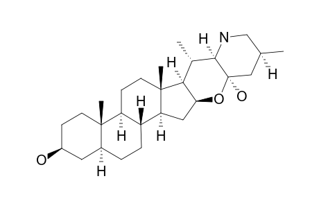 PIMPIFOLIDINE;22,26-EPIMINO-16-BETA,23-EPOXY-5-ALPHA,22-ALPHA-H,25-ALPHA-H-CHOLESTANE-3-BETA,23-ALPHA-DIOL