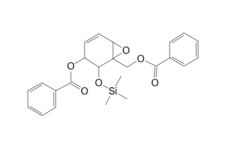 (4-Benzoyloxy-5-hydroxy-7-oxabicyclo[4.1.0]hept-2-en-6-yl)methyl benzoate, tms derivative