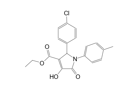 ethyl 2-(4-chlorophenyl)-4-hydroxy-1-(4-methylphenyl)-5-oxo-2,5-dihydro-1H-pyrrole-3-carboxylate