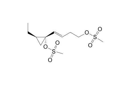 (1R,2R)-(E)-2-Ethyl-1-mesyloxy-1-(4-mesyloxybut-1-enyl)cyclopropane
