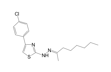 Octan-2-one, [4-(4-chlorophenyl)thiazol-2-yl]hydrazone