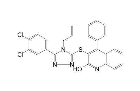 2-quinolinol, 3-[[5-(3,4-dichlorophenyl)-4-(2-propenyl)-4H-1,2,4-triazol-3-yl]thio]-4-phenyl-