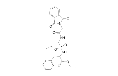 Ethyl 2-([(([(1,3-dioxo-1,3-dihydro-2H-isoindol-2-yl)acetyl]amino)methyl)(ethoxy)phosphoryl]amino)-3-phenylpropanoate