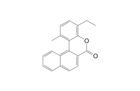 4-Ethyl-1-methyl-6-naphtho[2,1-c][1]benzopyranone