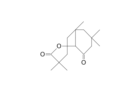 1,3,3,4',4'-Pentamethyl-bicyclo(4.2.1)nonane-7-sprio-2'-(tetrahydro-furan)-5,5'-dione