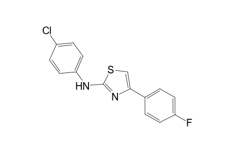 N-(4-chlorophenyl)-4-(4-fluorophenyl)-1,3-thiazol-2-amine