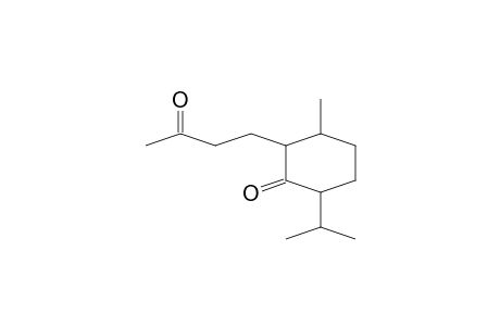 CYCLOHEXANONE, 3-METHYL-6-(1-METHYLETHYL)-2-(3-OXOBUTYL)-