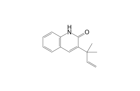 3-(2-Methylbut-3-en-2-yl)quinolin-2(1H)-one