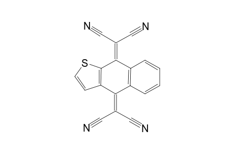 2-[9-(dicyanomethylene)benzo[f]benzothiophen-4-ylidene]malononitrile