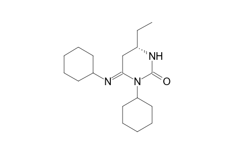 (S)-3-Cyclohexyl-4-(N-cyclohexylamino)-6-ethyltetrahydropyrimidin-2-one