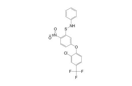 Benzenesulfenamide, 5-[2-chloro-4-(trifluoromethyl)phenoxy]-2-nitro-N-phenyl-