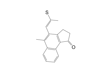 5-Methyl-4-[2-sulfanylprop-1-en-1-yl]-1H,2H,3H-cyclopenta[A]naphthalen-1-one