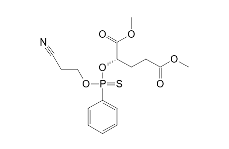 (+)-P-2-(S)-[2-CYANOETHOXY-(PHENYL)-PHOSPHINOTHIOYLOXY]-PENTANEDIOIC-ACID-DIMETHYLESTER