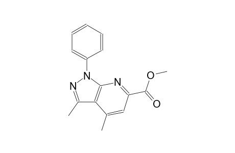 1H-pyrazolo[3,4-b]pyridine-6-carboxylic acid, 3,4-dimethyl-1-phenyl-, methyl ester