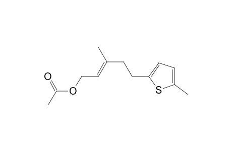 [(E)-3-methyl-5-(5-methyl-2-thienyl)pent-2-enyl] acetate