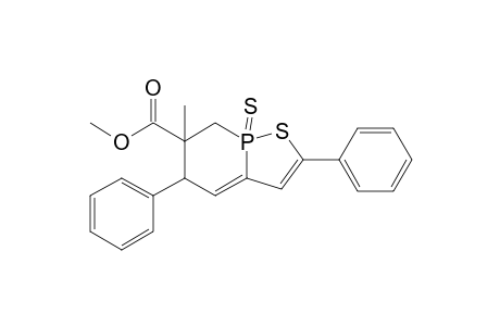 3-Methoxycarbonyl-3-methyl-4,8-diphenyl-9-thia-1-phosphabicyclo[4.3.0]nona-5,7-diene 1-sulfide