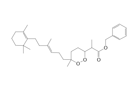 Benzyl .alpha.,6-dimethyl-6-[4'-methyl-6'-(2",6",6"-trimethylcyclohex-1"-en-1"-yl)hex-3'-enyl]-1',2'-dioxane-3-acetate