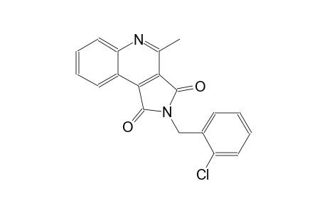 1H-pyrrolo[3,4-c]quinoline-1,3(2H)-dione, 2-[(2-chlorophenyl)methyl]-4-methyl-