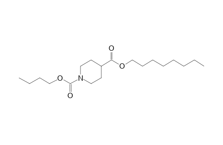 Isonipecotic acid, N-butoxycarbonyl-, octyl ester