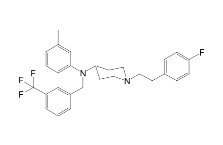 1-[2-(4-Fluorophenyl)ethyl]-N-3-methylphenyl-N-([3-(trifluoromethyl)phenyl]methyl)piperidin-4-amine
