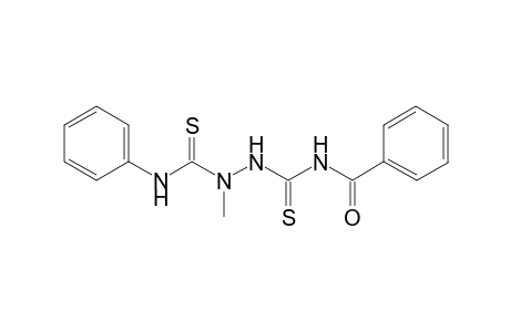 N-[[2-[anilino(sulfanylidene)methyl]-2-methylhydrazinyl]-sulfanylidenemethyl]benzamide