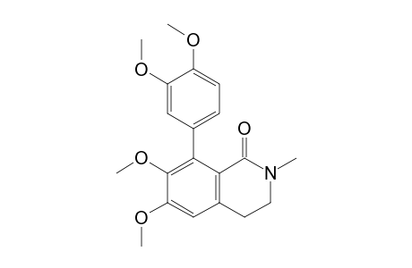 1(2H)-Isoquinolinone, 8-(3,4-dimethoxyphenyl)-3,4-dihydro-6,7-dimethoxy-2-methyl-