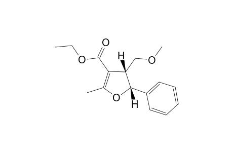 4-Methoxymethyl-2-methyl-5-phenyl-4,5-dihydrofuran-3-carboxylic acid ethyl ester