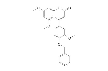 4'-(Benzyloxy)-3',5,7-trimethoxy-4-phenyl-1H-[1]benzopyran-2-one