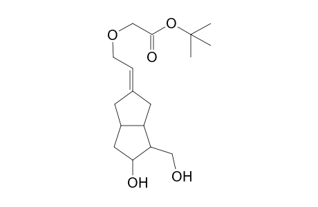 {2-(Hexahydro-5'-hydroxy]-4-{(hydroxymethyl)-2(1H)-pentalenylidene]ethoxy-1,1-dimethylethyl acetate