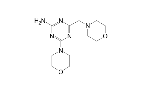 4-(4-Morpholinyl)-6-(4-morpholinylmethyl)-1,3,5-triazin-2-amine