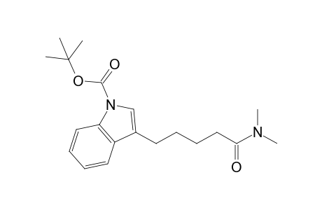 5-[1'-(tert-Butyloxycarbonyl)indol-3'-yl]-N,N-dimethylpentanamide