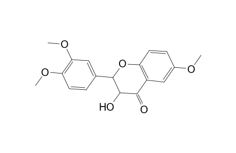 4H-1-Benzopyran-4-one, 2-(3,4-dimethoxyphenyl)-2,3-dihydro-3-hydroxy-6-methoxy-