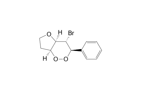 (+-)-(3R,4S,4aR,7aS)-4-Bromo-3-henyl-hexahydro-furo[3,2-c][1,2]dioxine