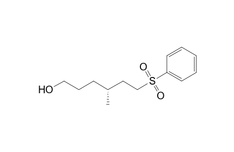 (R)-1-Benzenesulfonyl-3-methylhexan-6-ol