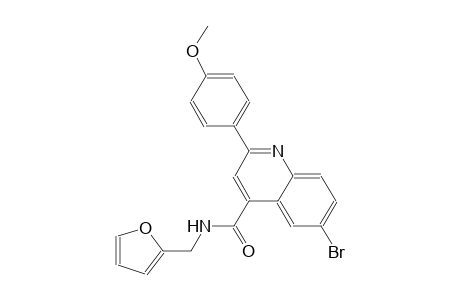 6-bromo-N-(2-furylmethyl)-2-(4-methoxyphenyl)-4-quinolinecarboxamide