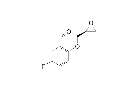 5-Fluoro-2-[(2S)-oxiran-2-ylmethoxy]benzaldehyde