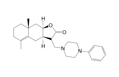 (3aR,8aR,9aR)-5,8a-dimethyl-3-[(4-phenyl-1-piperazinyl)methyl]-3,3a,4,6,7,8,9,9a-octahydrobenzo[f]benzofuran-2-one